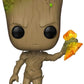 Figurine Funko Pop Marvel, Infinity War S2 : Groot avec Stormbreaker