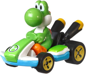 Hot Wheels Mario Kart Yoshi Kart | 1:64 Scale Die-Cast | Hot Wheels Track Compatible | Ages 3+
