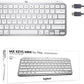 Clavier Logitech MX Keys Mini pour Mac, minimaliste et rétroéclairé, format US compact
