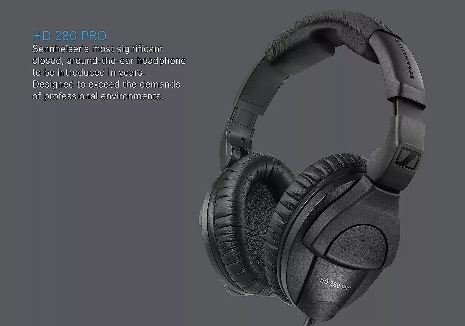 Sennheiser HD 280 PRO Over-Ear Monitoring Headphones image 3