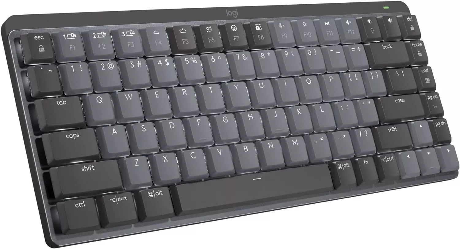 Logitech MX Mechanical Mini Wireless Illuminated Keyboard Graphite US Layout image 0