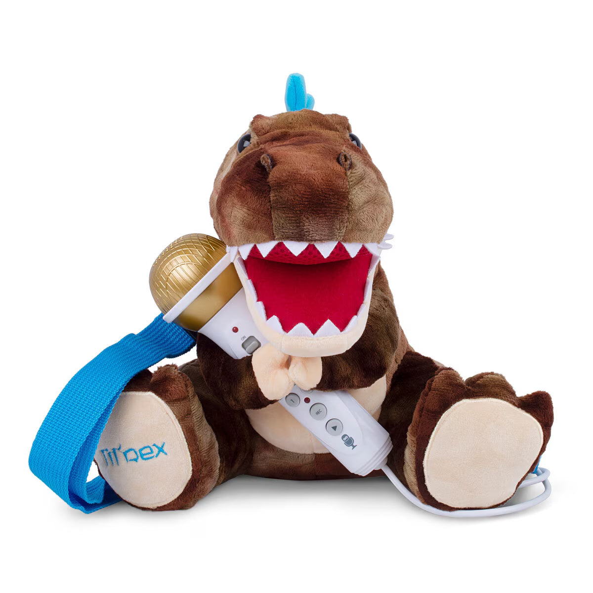 Plush Toy Sing Along, Trex Karaoke Backpack with Microphone and Speaker (3+ Year image 1