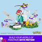 MEGA Pokémon Building Toys Set, Countryside Windmill with 240 Pieces, Motion and 3 Poseable Action Figures, for Kids, HKT21