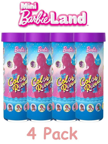 Mini poupées BarbieLand Colour Reveal avec révélation surprise