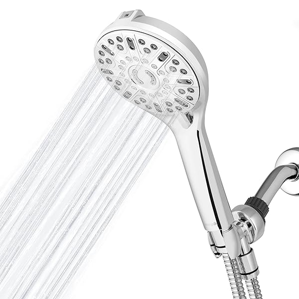 Waterpik ShowerClean PRO Chrome Hand‑Held Shower Head with Massage Hose image 0