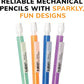 BIC Xtra Sparkle Multi‑Colour No 2 Mechanical Pencils – 24 Pack - 0.7mm image 6