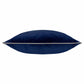 Furn Meridian Navy Velvet Feather Fill Cushion, 55 X 55 Cm