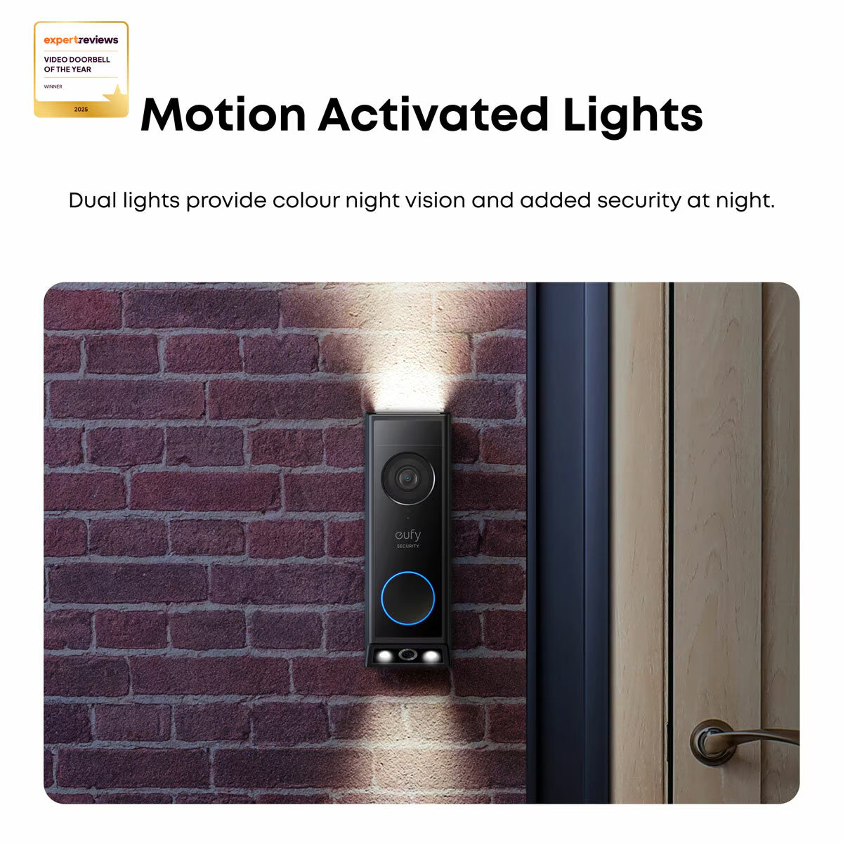 eufy E340 2K Dual Cameras Smart Video Doorbell with Chime - No Monthly Fees image 5