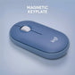 Logitech Pebble Wireless Mouse, Bluetooth, Blueberry image 0