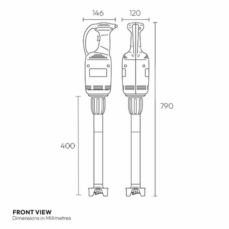 Contender MXH029 400Mm Commercial Hand Stick Blender