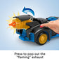 Fisher-Price Imaginext Batman Shake‑Spin Batmobile Playset with Poseable Figure image 2