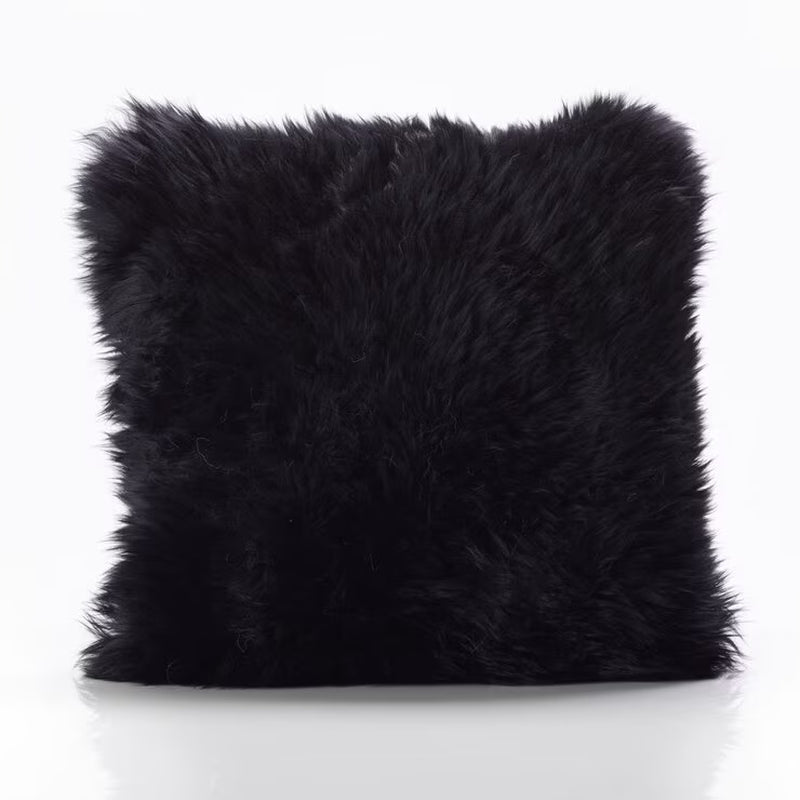Bowron Single Sided Sheepskin Cushion, 35 X 35Cm in 7 Colours