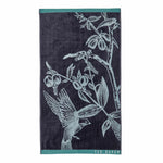 Ted Baker Navy Botanical Birds Bath & Hand Towel Bundle