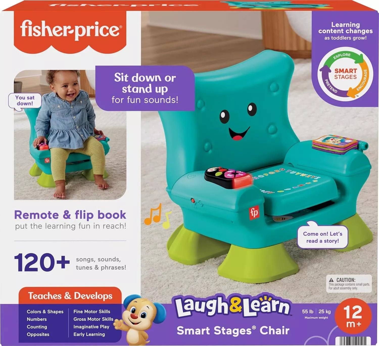 Fisher-Price Laugh & Learn Smart Stages Chair with Music image 0