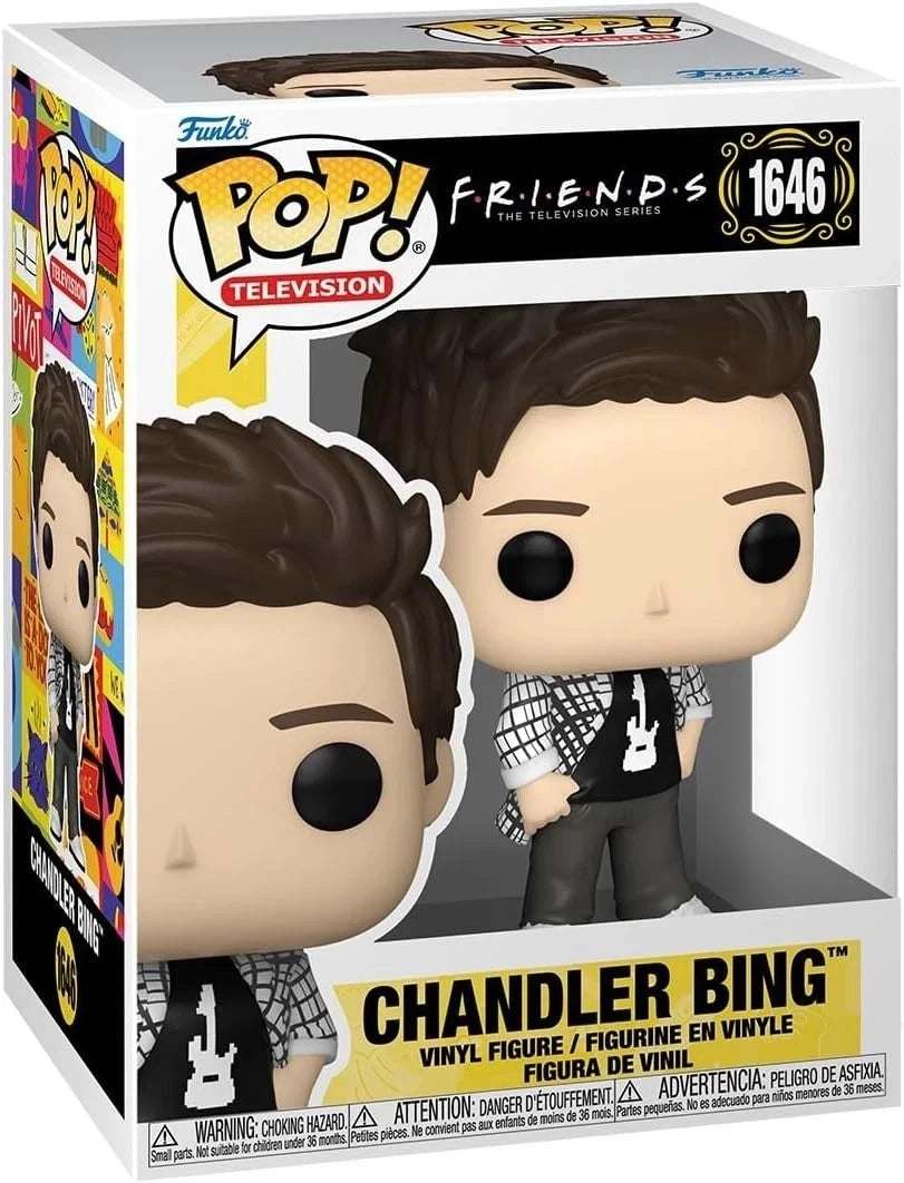 Funko POP TV: Friends – Chandler Bing - (College) image 2
