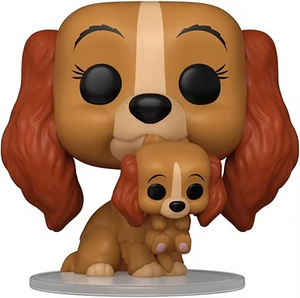 Funko Pop! Disney : La Belle et le Clochard, la dame avec son chiot