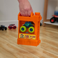 Coffret Hot Wheels Monster Trucks Fuel N' Go avec Motosaurus et 2 voitures écrasées