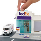 Matchbox Action Drivers Centre de colis FedEx avec camion de livraison