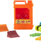 Coffret Hot Wheels Monster Trucks Fuel N' Go avec Motosaurus et 2 voitures écrasées