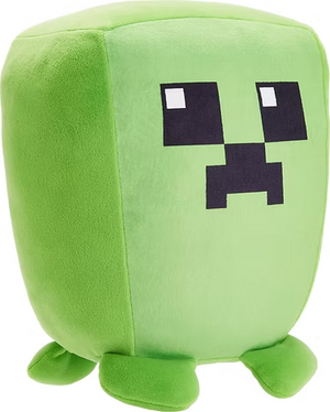 Minecraft Cuutopia Creeper Plush | 25 cm Soft Rounded Pillow Toy | Green