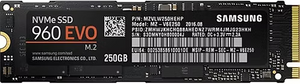 SSD interne Samsung 960 EVO 250 Go M.2 NVMe PCIe MZ-V6E250BW