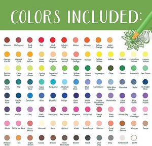 Coffret de crayons de couleur Crayola (100 unités), crayons de couleur de qualité supérieure