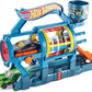 Circuit de construction de lave-autos Hot Wheels City Turbo Jet