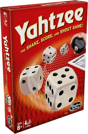 Jeu de société Yahtzee de Hasbro (bloc de score)