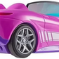 Voiture télécommandée Hot Wheels Barbie rose décapotable – Peut contenir deux poupées