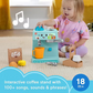 Ensemble de jeu Fisher-Price Rires et Apprentissage Café pour les tout-petits