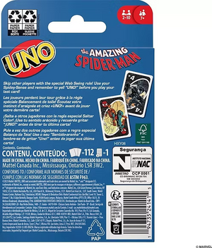 Mattel Games UNO The Amazing Spider-Man Card Game