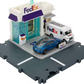 Matchbox Action Drivers Centre de colis FedEx avec camion de livraison