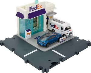Matchbox Action Drivers Centre de colis FedEx avec camion de livraison