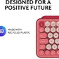 Clavier mécanique sans fil Logitech POP avec touches Emoji – Rose