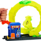 Circuit de jeu Hot Wheels Snake Petrol Gas Station avec voiture à l'échelle 1:64 – Édition 2025