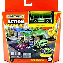 Gare routière Matchbox Action Driver avec ensemble de jeu de bus