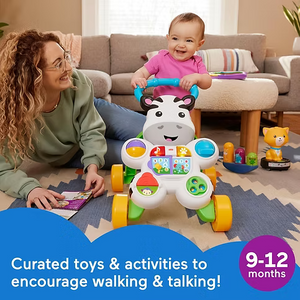 Kit de jeu d'éveil Fisher-Price « Marchons et parlons » pour bébés