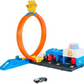 Coffret de jeu Hot Wheels City Super Poste de Police avec voiture et boucle ajustable