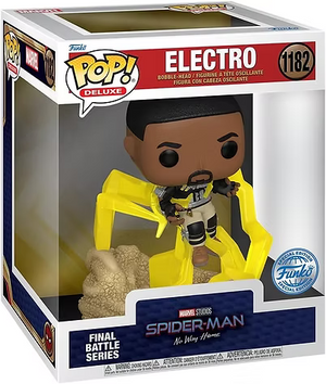 Funko Pop! Deluxe Electro | Spider-Man No Way Home Build-A-Scene Marvel Vinyl Figure