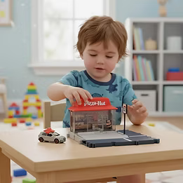 Coffret de jeu Matchbox Action Drivers Pizza Hut