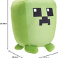 Minecraft Cuutopia Creeper Plush | 25 cm Soft Rounded Pillow Toy | Green