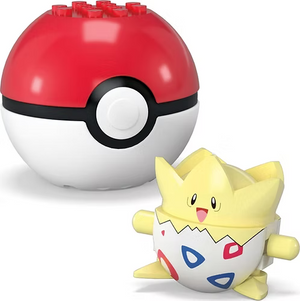 MEGA Pokémon Poké Ball 2‑Pack Building Set – Togepi & Piplup