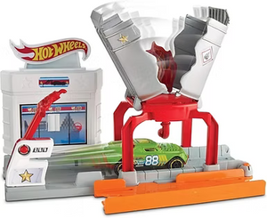 Coffret de jeu Hot Wheels Blaze Blast avec réservoir de carburant explosif