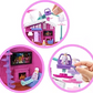 Mini BarbieLand Dreamhouse Playset avec poupée surprise de 3,8 cm