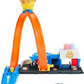 Coffret de jeu Hot Wheels City Super Poste de Police avec voiture et boucle ajustable