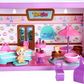 Coffret de jeu Twozies Cafe avec deux bébés et deux animaux de compagnie