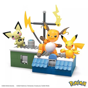 MEGA Pokémon Pikachu Evolution Set | Pichu, Pikachu & Raichu | 159 Pieces