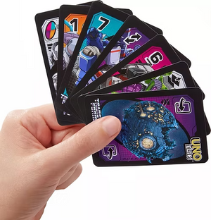 Mattel Games UNO Flip Transformers Card Game for Family Game Night