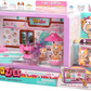 Coffret de jeu Twozies Cafe avec deux bébés et deux animaux de compagnie
