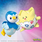 MEGA Pokémon Poké Ball 2‑Pack Building Set – Togepi & Piplup